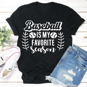 Le baseball est mon t-shirt de saison préférée