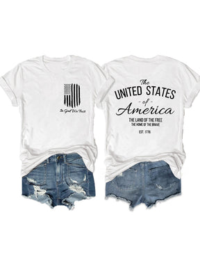 We Trust America Flag T-shirt