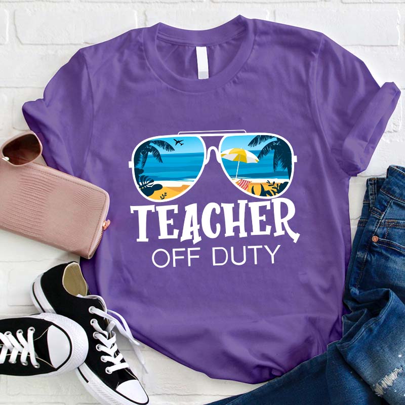 T-shirt d'enseignant hors service