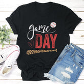 Game Day Leopard Baseball T-shirt