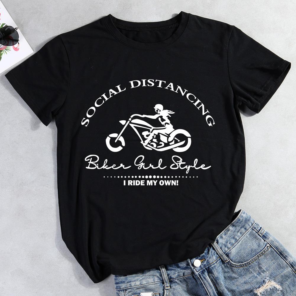 Social Distancing I Ride My Own T-shirt