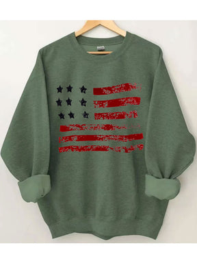 America Flag Sweatshirt