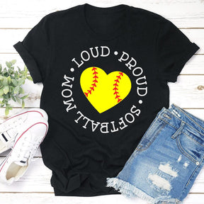 T-shirt maman softball