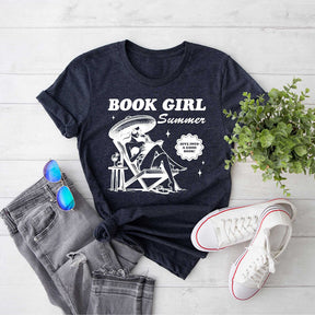 Book Girl Summer Bookish T-shirt