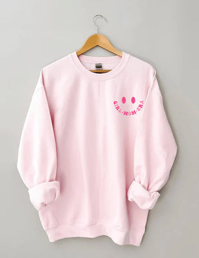 In My Girl Mom Era Sweat-shirt mignon à col rond