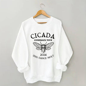 Funny Cicada Concert Nature Lover Sweatshirt