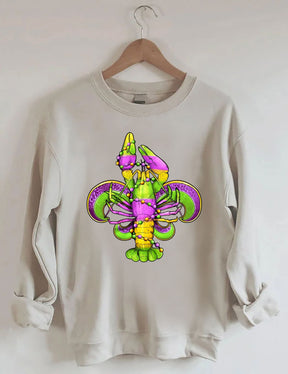 Mardi Gras Crawfish Sweatshirt