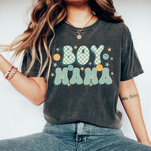 Retro Boy Mama T-shirt