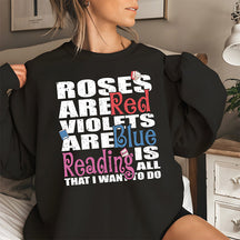 Funny Reader Book Addict Sweatshirt