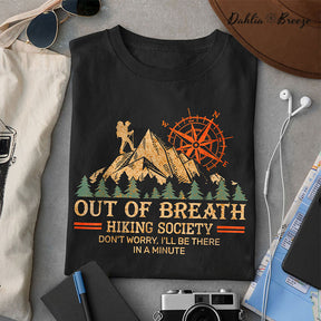 Out of Breath Hiking Vintage Hiking T-shirt