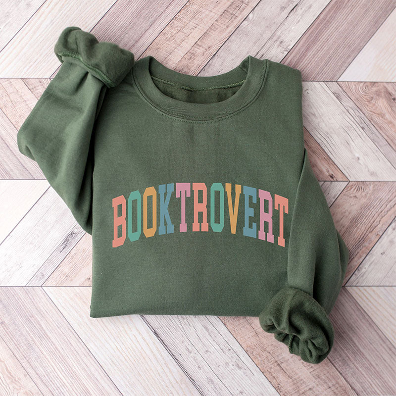 Book Nerd Booktrovert Sweatshirt