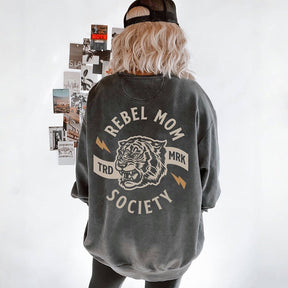 Rebel Mom Vintage Crewneck Sweatshirt