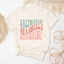 Saltwater Seashells Sunshine T-shirt