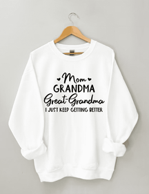 Mama Oma Urgroßmutter Sweatshirt