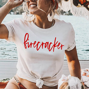 Firecracker Fourth of July T-shirt