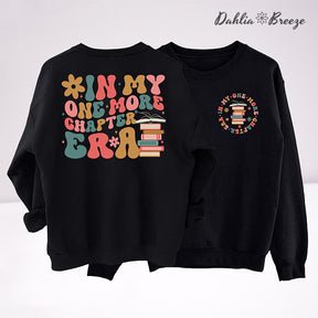 In My One More Chapter Era Groovy Book Sweatshirt