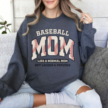 Sweat-shirt de maman de baseball fort et fier