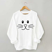 Happy Easter Bunny Face Sweatshirt