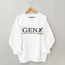 Sweat-shirt Gen X élevé avec de l'eau et de la négligence