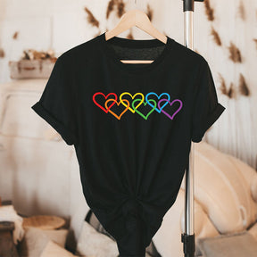 Love is Love Rainbow Heart T-shirt