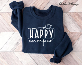 Sweat-shirt Happy Camper