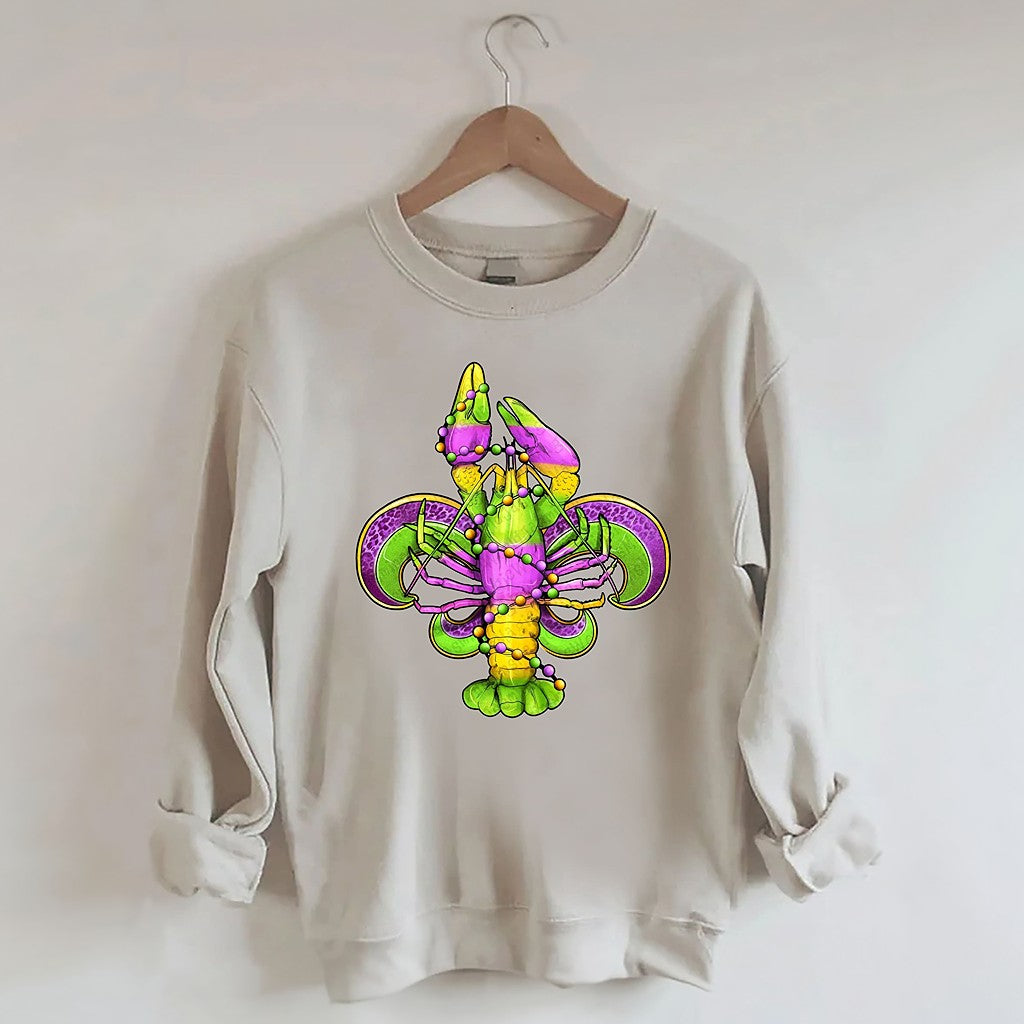 Mardi Gras Langusten Sweatshirt