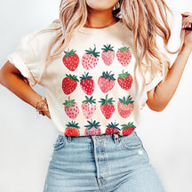 Cute Summer Strawberry Aesthetic T-shirt