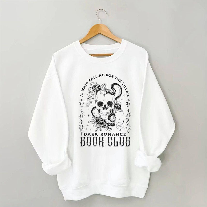 Dark Romance Vintage Bookish Sweatshirt