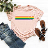 Rainbow Heart T-shirt