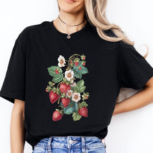 Floral Strawberry Trendy T-shirt