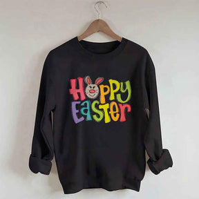 Easter Bunny Funny Print Crewneck Sweatshirt