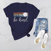 Be Kind Daisy Print T-shirt