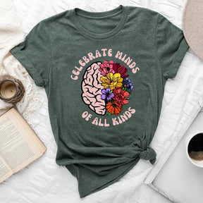 Celebrate Minds Of All Kinds Autism Awareness T-shirt