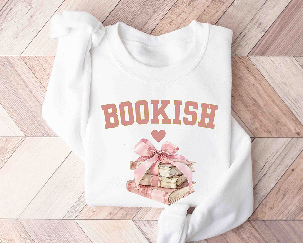 Coquette Book Lover Bookish Sweat-shirt