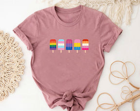 Rainbow Popsicles T-shirt