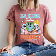 T-shirt Jour de la Terre Soyez gentil avec notre planète