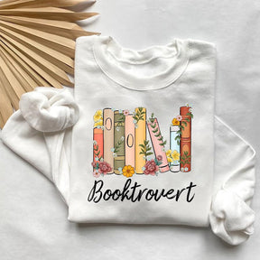 Reading Book Booktrovert Sweatshirt