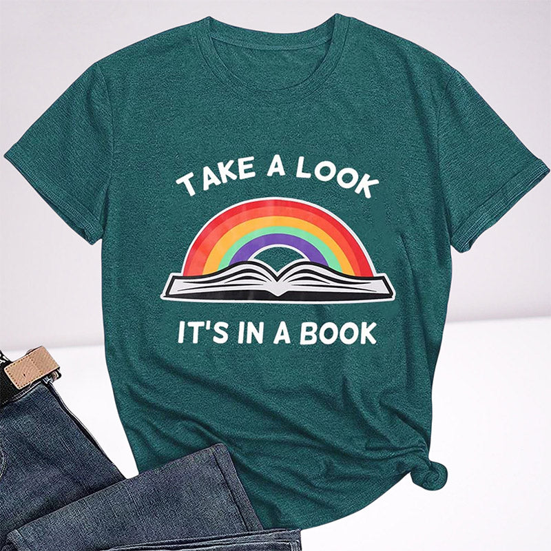 Take A Look Its in A Book T-shirt