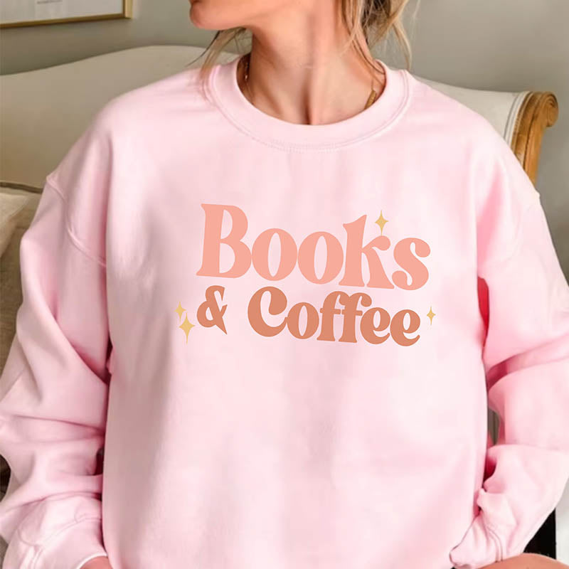 Sweat-shirt Livres et café