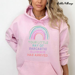 Your Little Ray Of Sarcastic Sunshine Has Arrived Hoodie