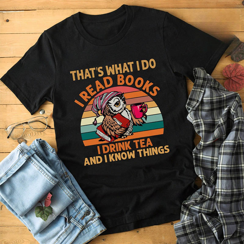 I Read Books I Drink Coffee T-shirt