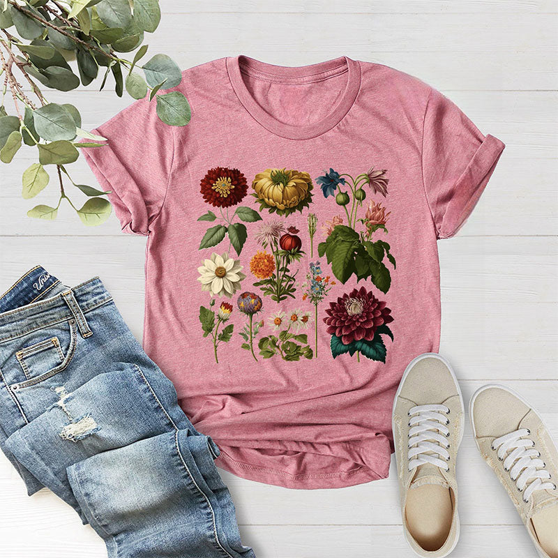 Vintage Flower Cottagecore Aesthetic T-shirt