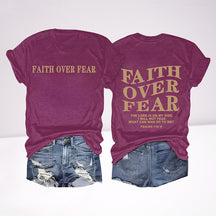 T-shirt FaithOver Peur