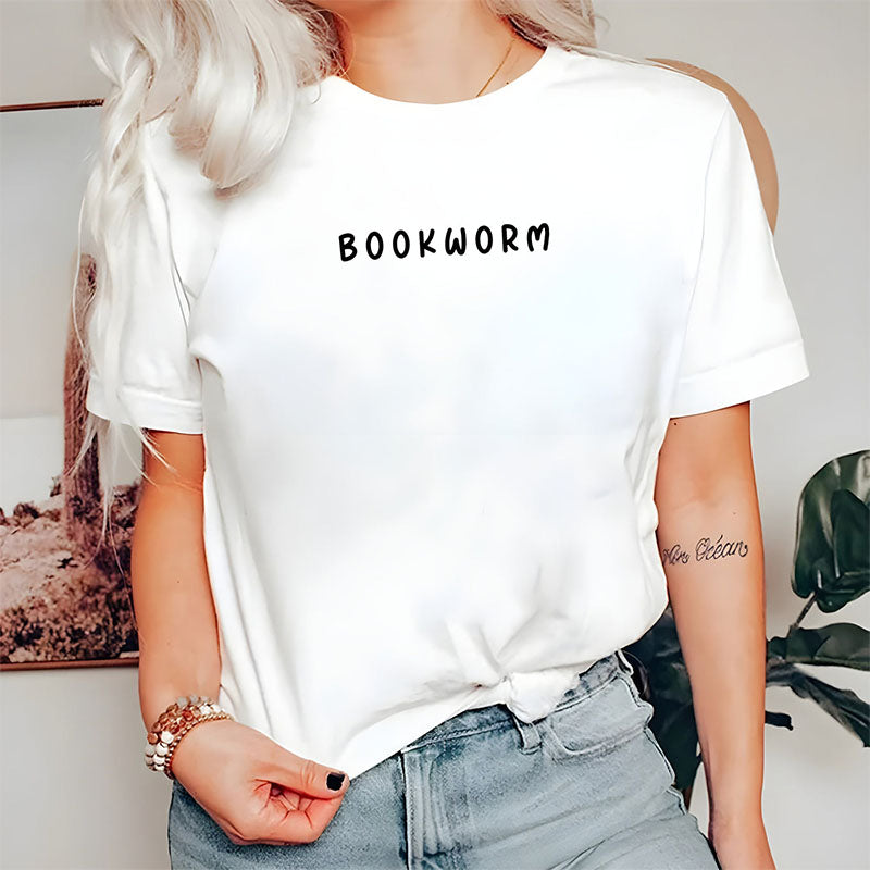 Bookworm Book Lover Crewneck T-shirt