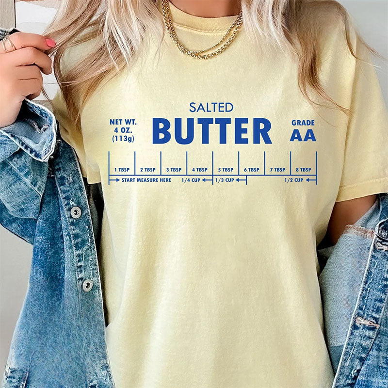 Funny Baking Salted Butter T-shirt