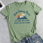 Sloth Hiking Team Hiking T-shirt