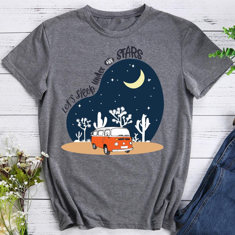 Let's Sleep Under The Star Hiking T-shirt