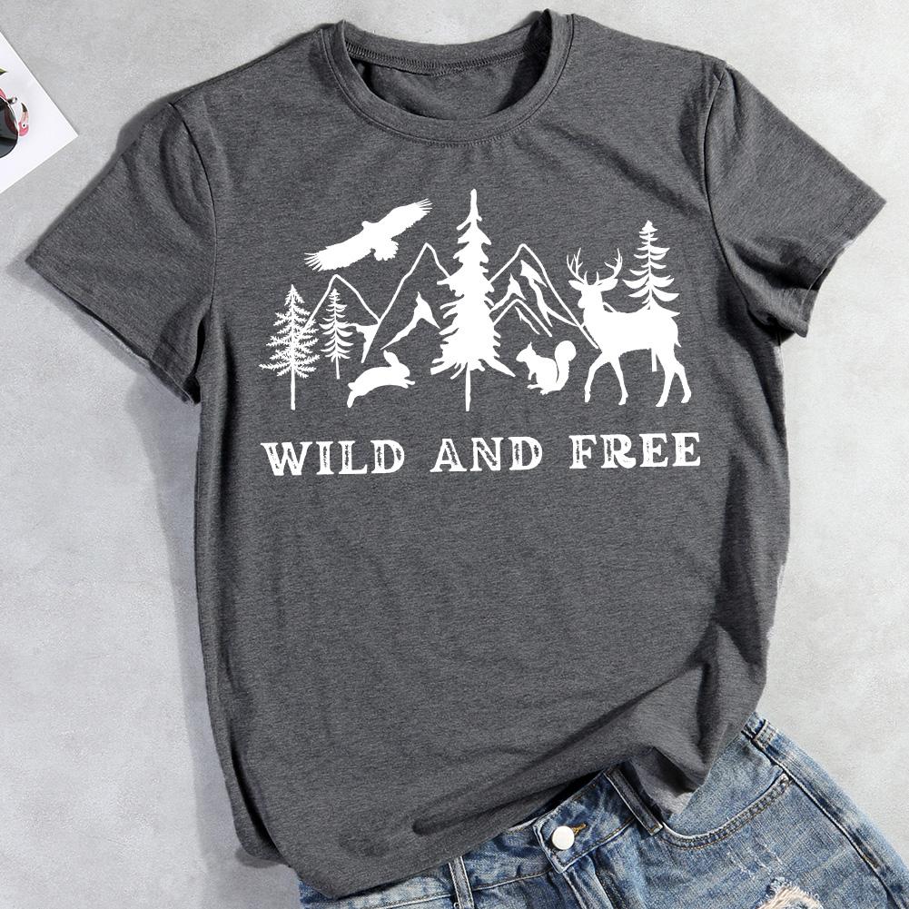 Wild And Free Hiking T-shirt