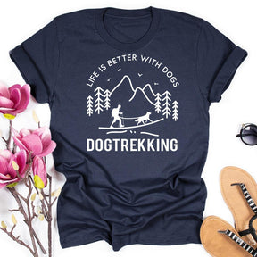 Dog Trekking Hiking T-shirt