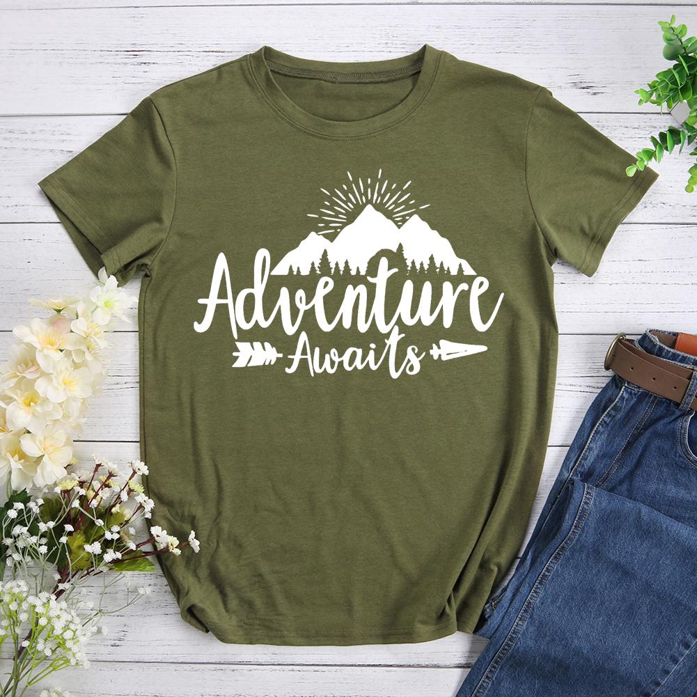 Adventure Awaits Hiking T-shirt